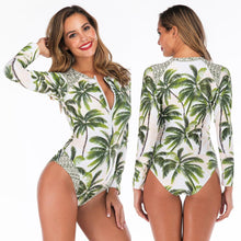 DROZENO Sexy Long Sleeve One Piece Swimsuit