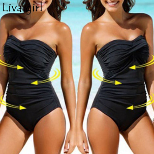 Liva Girl Solid Color One-Piece Suit