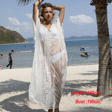 Embroidery Mesh Bathing Suit Cover ups