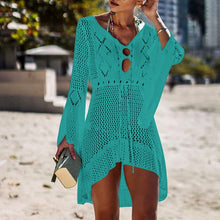 Knitted Beach Sarong Tunic Cover up