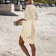 Knitted Beach Sarong Tunic Cover up