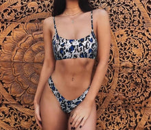 Brazilian Snakeskin High Waist Bikini