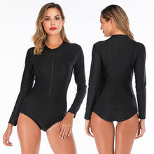 DROZENO Sexy Long Sleeve One Piece Swimsuit