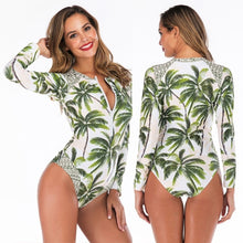 DROZENO Sexy Long Sleeve One Piece Swimsuit